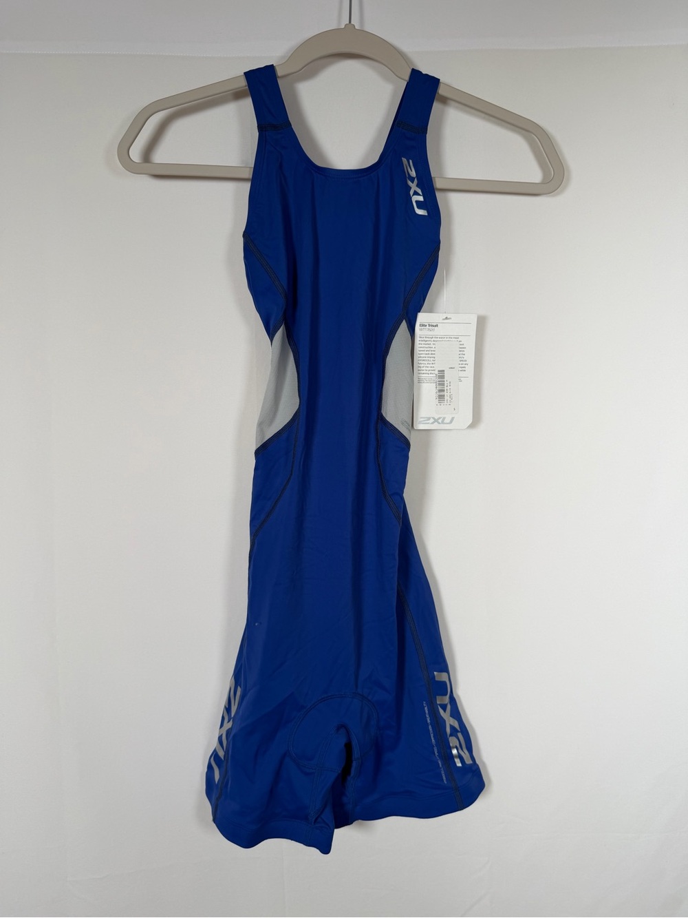 NWT 2XU Blue and Gray Elite Trisuit